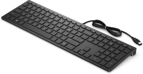 Klawiatura HP Pavilion Wired Keyboard 300 przewodowa czarna 4CE96AA Klawiatura HP Pavilion Wired Keyboard 300 przewodowa czarna 4CE96AA