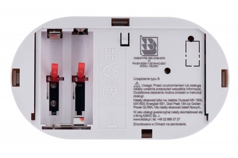 Czujnik tlenku węgla LCD K5DCO Kidde Czujnik tlenku węgla LCD K5DCO Kidde