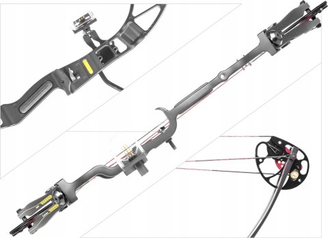 Łuk bloczkowy Poe Lang EK HUNGER REX czarny 28", 15-55LBS, 230 FPS (CO-029B) Łuk bloczkowy Poe Lang EK HUNGER REX czarny 28", 15-55LBS, 230 FPS (CO-029B)