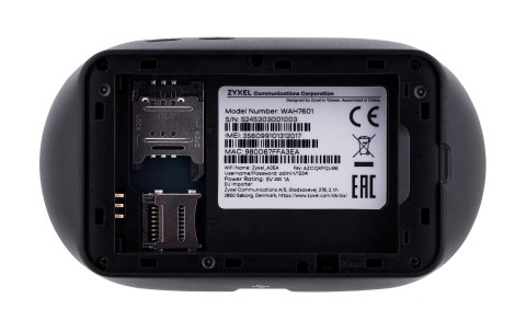 Zyxel LTE Portable Router Cat 6 / EU region ( B1/B3/B7/B8/B20/B28/B38) Zyxel LTE Portable Router Cat 6 / EU region ( B1/B3/B7/B8/B20/B28/B38)