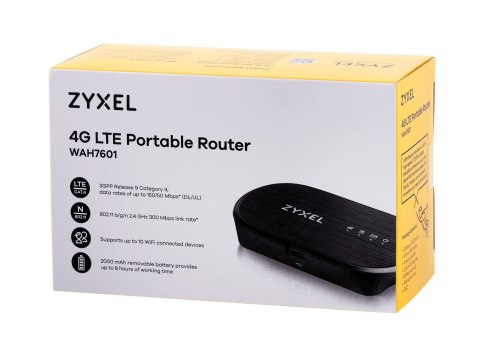 Zyxel LTE Portable Router Cat 6 / EU region ( B1/B3/B7/B8/B20/B28/B38) Zyxel LTE Portable Router Cat 6 / EU region ( B1/B3/B7/B8/B20/B28/B38)