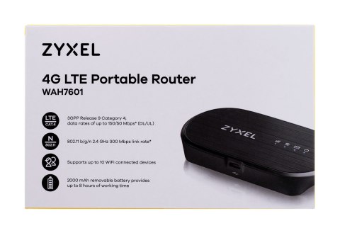 Zyxel LTE Portable Router Cat 6 / EU region ( B1/B3/B7/B8/B20/B28/B38) Zyxel LTE Portable Router Cat 6 / EU region ( B1/B3/B7/B8/B20/B28/B38)