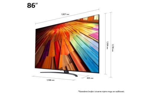 Telewizor 86" LG 86UT81003LA Telewizor 86" LG 86UT81003LA