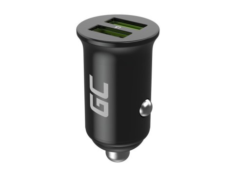 GREEN CELL ŁADOWARKA SAMOCHODOWA GC POWERRIDE NANO36 36W 6A 2X USB-A GREEN CELL ŁADOWARKA SAMOCHODOWA GC POWERRIDE NANO36 36W 6A 2X USB-A