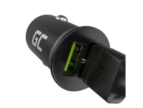 GREEN CELL ŁADOWARKA SAMOCHODOWA GC POWERRIDE NANO36 36W 6A 2X USB-A GREEN CELL ŁADOWARKA SAMOCHODOWA GC POWERRIDE NANO36 36W 6A 2X USB-A