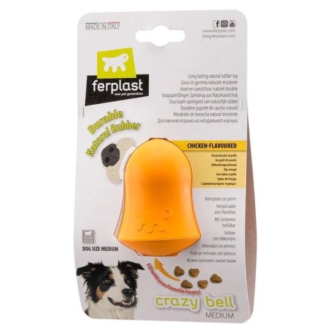 FERPLAST Crazy Bell Medium zabawka dla psa FERPLAST Crazy Bell Medium zabawka dla psa