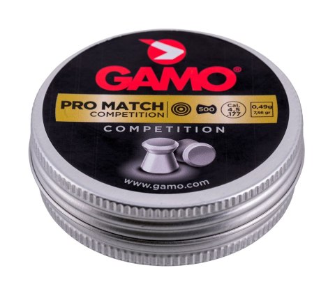 Śrut Gamo Pro-Match kal. 4,5mm - 500 szt. Śrut Gamo Pro-Match kal. 4,5mm - 500 szt.