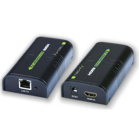 TECHLY EXTENDER SPLITTER HDMI PO SKRĘTCE OVER IP DO 120M 1080P IDATA EXTIP-373