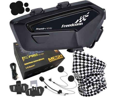 Interkom motocyklowy FreenConn FX Pro V2 EU MESH (WYPRZEDAŻ) Interkom motocyklowy FreenConn FX Pro V2 EU MESH (WYPRZEDAŻ)