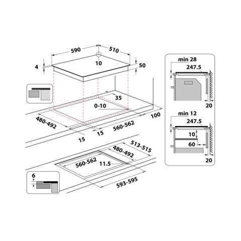 Płyta indukcyjna WHIRLPOOL WS Q2160 NE Płyta indukcyjna WHIRLPOOL WS Q2160 NE