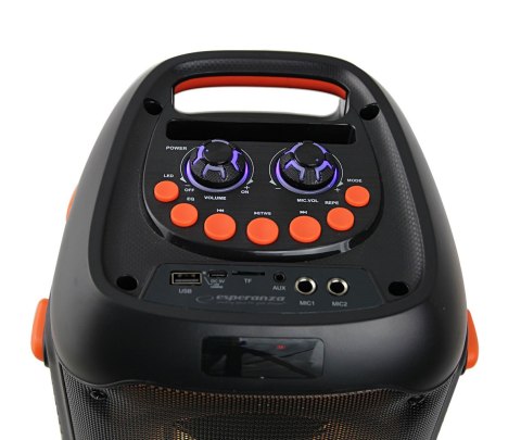 ESPERANZA GŁOŚNIK BT FM LED RGB KARAOKE SINGER EP156 ESPERANZA GŁOŚNIK BT FM LED RGB KARAOKE SINGER EP156