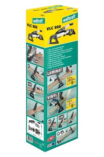 Gilotyna do paneli Wolfcraft VLC 800 (winylowe i laminowane) Gilotyna do paneli Wolfcraft VLC 800 (winylowe i laminowane)