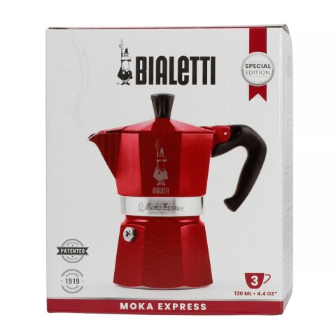 Kawiarka Bialetti Moka Express Marocco 3tz Czerwona Kawiarka Bialetti Moka Express Marocco 3tz Czerwona