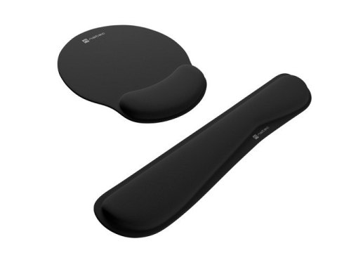 NATEC ZESTAW ERGONIOMICZNY PODKŁADKA POD MYSZ I KLAWIATURĘ CHIPMUNK 2W1 CZARNY NATEC ZESTAW ERGONIOMICZNY PODKŁADKA POD MYSZ I KLAWIATURĘ CHIPMUNK 2W1 CZARNY