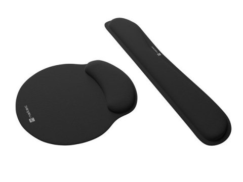 NATEC ZESTAW ERGONIOMICZNY PODKŁADKA POD MYSZ I KLAWIATURĘ CHIPMUNK 2W1 CZARNY NATEC ZESTAW ERGONIOMICZNY PODKŁADKA POD MYSZ I KLAWIATURĘ CHIPMUNK 2W1 CZARNY
