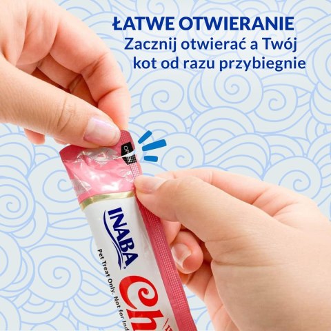INABA Churu Tuńczyk z serem - przysmak dla kota - 4x14 g INABA Churu Tuńczyk z serem - przysmak dla kota - 4x14 g