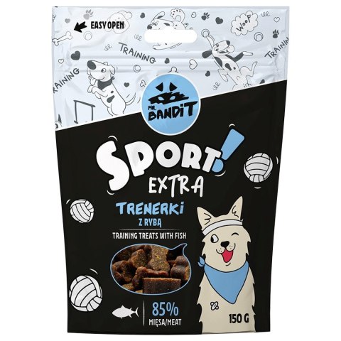 VetExpert Mr.Bandit SPORT EXTRA Trenerki z rybą - Przysmak dla psów - 150g VetExpert Mr.Bandit SPORT EXTRA Trenerki z rybą - Przysmak dla psów - 150g