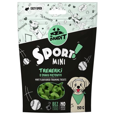 VetExpert Mr.Bandit SPORT MINI Trenerki miętowym - Przysmak dla psów - 150g VetExpert Mr.Bandit SPORT MINI Trenerki miętowym - Przysmak dla psów - 150g