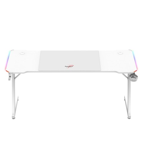 Biurko gamingowe Huzaro Hero 4.8 White RGB Biurko gamingowe Huzaro Hero 4.8 White RGB