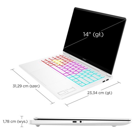 HP OMEN 14-fb0030nw Ultra 9 185H 14,0"2.8K OLED 400nits 120Hz 32GB DDR5 SSD1TB RTX 4070 8GB Cam1080p Win11 2Y Ceramic White HP OMEN 14-fb0030nw Ultra 9 185H 14,0"2.8K OLED 400nits 120Hz 32GB DDR5 SSD1TB RTX 4070 8GB Cam1080p Win11 2Y Ceramic White