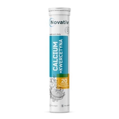 Novativ Calcium + Kwercetyna 20 tabletek musujących