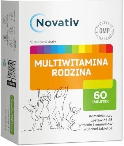 Novativ Multiwitamina Rodzina 60tabl. Novativ Multiwitamina Rodzina 60tabl.
