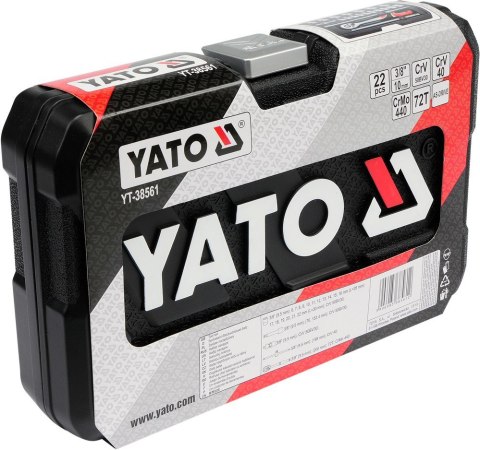 ZESTAW KLUCZY 22 ELEM. XS YT-38561 YATO ZESTAW KLUCZY 22 ELEM. XS YT-38561 YATO