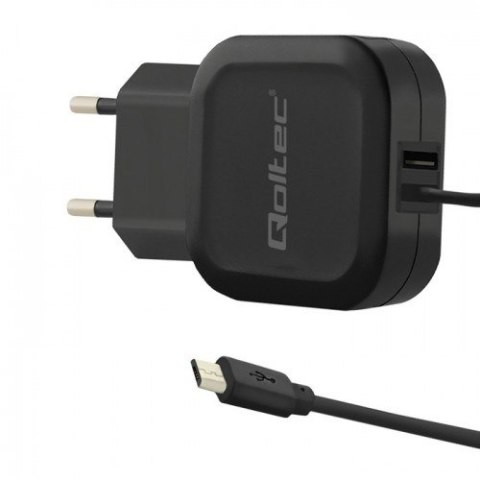 Ładowarka sieciowa Qoltec 50189 (3400 mA; 17W; Micro USB, USB) Ładowarka sieciowa Qoltec 50189 (3400 mA; 17W; Micro USB, USB)