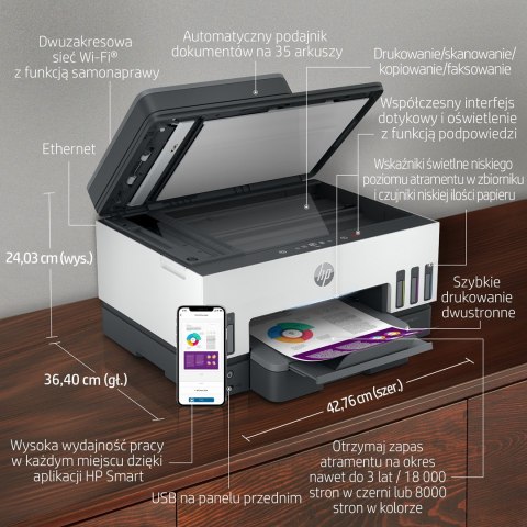 Urządzenie wielofunkcyjne HP Smart Tank 790 4WF66A Urządzenie wielofunkcyjne HP Smart Tank 790 4WF66A