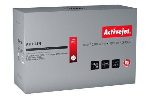 Activejet ATH-11N Toner (zamiennik HP 11A Q6511A, Canon CRG-710; Supreme; 6000 stron; czarny) Activejet ATH-11N Toner (zamiennik HP 11A Q6511A, Canon CRG-710; Supreme; 6000 stron; czarny)
