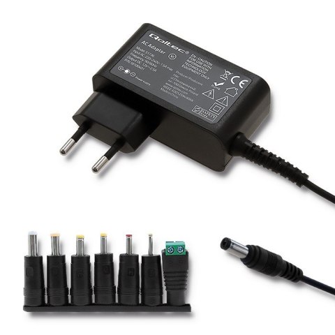 Zasilacz uniwersalny Qoltec 51736 do notebooka (12 V; 2-3 A; 30W ) Zasilacz uniwersalny Qoltec 51736 do notebooka (12 V; 2-3 A; 30W )