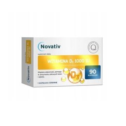 Novativ Witamina D3 1000 IU 90 kapsułek