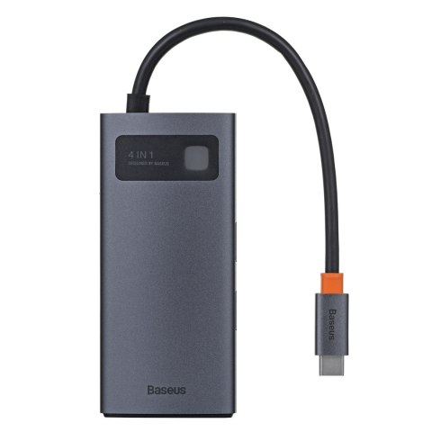 BASEUS HUB 4W1 METAL GLEAM 4W1 USB-C HUB BASEUS HUB 4W1 METAL GLEAM 4W1 USB-C HUB