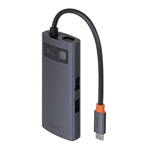 BASEUS HUB 4W1 METAL GLEAM 4W1 USB-C HUB BASEUS HUB 4W1 METAL GLEAM 4W1 USB-C HUB