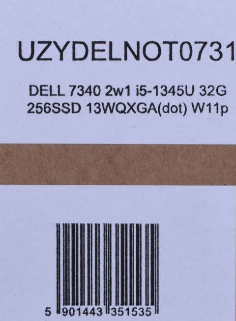 DELL LATITUDE 7340 2w1 i5-1345U 32GB 256GB SSD 13" WQXGA(dotyk) Win11pro + zasilacz UŻYWANY DELL LATITUDE 7340 2w1 i5-1345U 32GB 256GB SSD 13" WQXGA(dotyk) Win11pro + zasilacz UŻYWANY