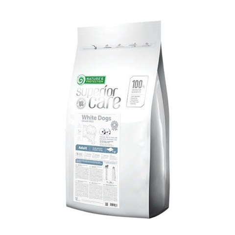Nature's Protection White Dogs Grain Free Białoryba Adult Small and Mini Breeds 10kg (WYPRZEDAŻ)