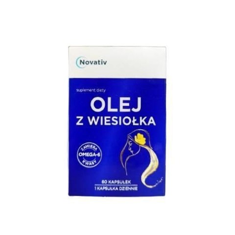 Novativ Olej z wiesiołka 60 kapsułek Novativ Olej z wiesiołka 60 kapsułek