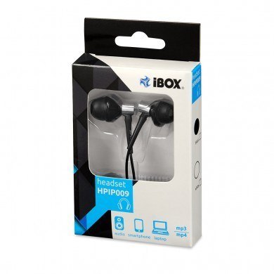 Słuchawki IBOX HPI P009 BLACK SHPIP009B (kolor czarny) Słuchawki IBOX HPI P009 BLACK SHPIP009B (kolor czarny)