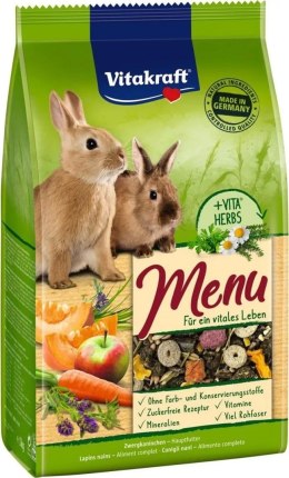 VITAKRAFT MENU VITAL karma dla królika 3kg (WYPRZEDAŻ)