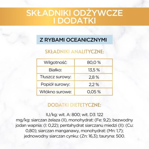 PURINA Gourmet Gold Succulent Delights Ryba oceaniczna - mokra karma dla kota - 85 g PURINA Gourmet Gold Succulent Delights Ryba oceaniczna - mokra karma dla kota - 85 g