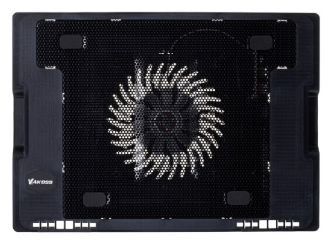 Podstawka chłodząca pod notebook VAKOSS LF-1860AL (17.x cala; 1 wentylator; HUB) Podstawka chłodząca pod notebook VAKOSS LF-1860AL (17.x cala; 1 wentylator; HUB)