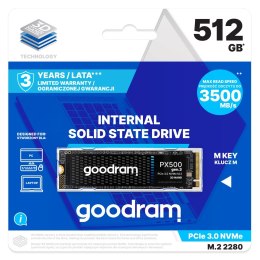 SSD GOODRAM PX500 GEN.3 PCIe 3x4 512GB M.2 2280 RETAIL