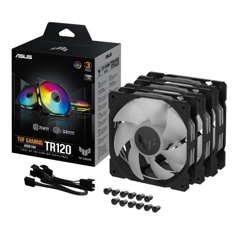Wentylator ASUS TUF Gaming TR120 ARGB BLACK 3IN1 Wentylator ASUS TUF Gaming TR120 ARGB BLACK 3IN1