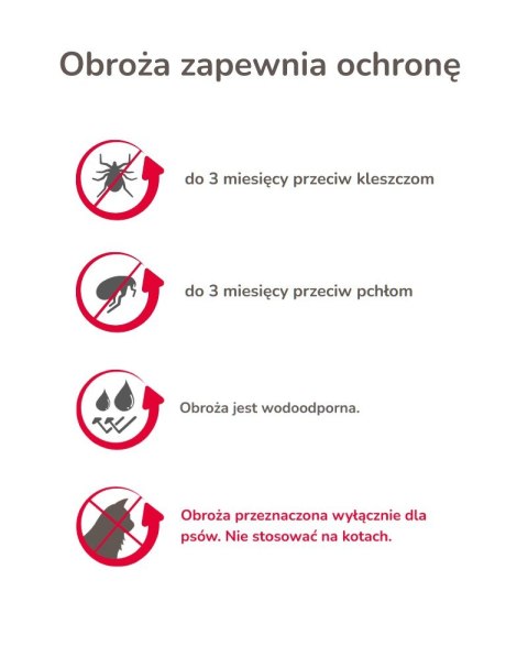 Beaphar obroża biobójcza dla duży pies dług.70cm Beaphar obroża biobójcza dla duży pies dług.70cm