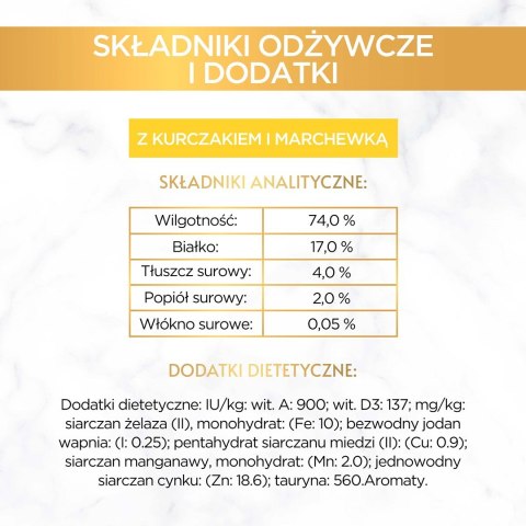 Gourmet Gold Savoury Cake kurczak i marchewka - mokra karma dla kota - 85 g Gourmet Gold Savoury Cake kurczak i marchewka - mokra karma dla kota - 85 g