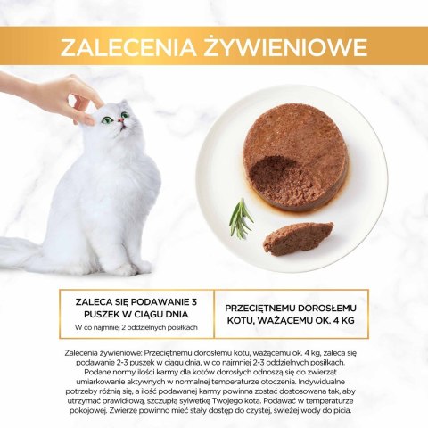 PURINA Gourmet Gold Mus z wołowiną - mokra karma dla kota - 85 g PURINA Gourmet Gold Mus z wołowiną - mokra karma dla kota - 85 g