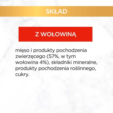 PURINA Gourmet Gold Mus z wołowiną - mokra karma dla kota - 85 g PURINA Gourmet Gold Mus z wołowiną - mokra karma dla kota - 85 g