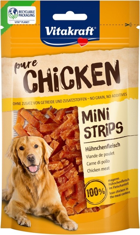 VITAKRAFT Kurczak mini Strips - Przysmak dla psa - 80g VITAKRAFT Kurczak mini Strips - Przysmak dla psa - 80g