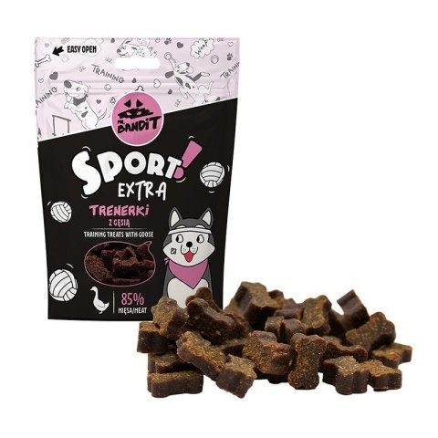 VetExpert Mr.Bandit SPORT EXTRA Trenerki z gęsią - Przysmak dla psów - 150g VetExpert Mr.Bandit SPORT EXTRA Trenerki z gęsią - Przysmak dla psów - 150g