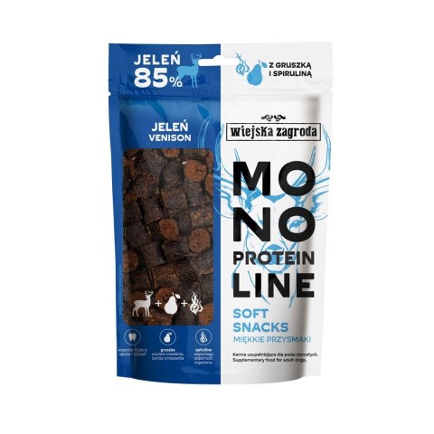 WIEJSKA ZAGRODA Monoproteinowy soft snacks Jeleń (dorosły) - Przysmak dla psa - 115g WIEJSKA ZAGRODA Monoproteinowy soft snacks Jeleń (dorosły) - Przysmak dla psa - 115g
